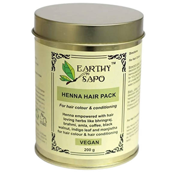 Earthy Sapo Henna Hair Pack