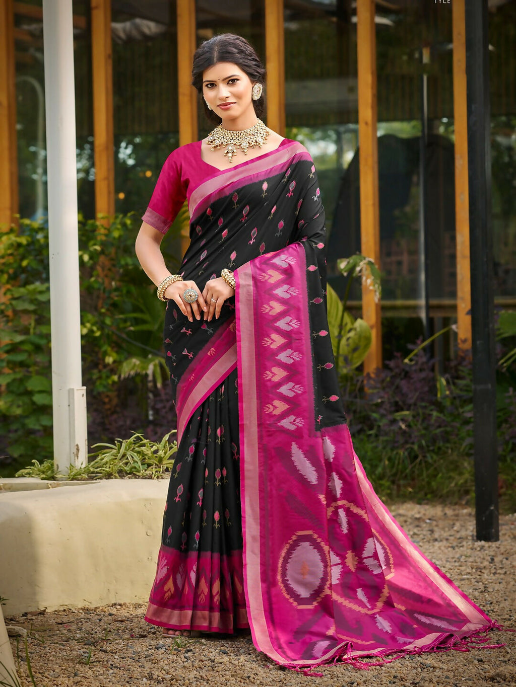Shree Shyam Fashion Blue Soft Silk Saree - Distacart
