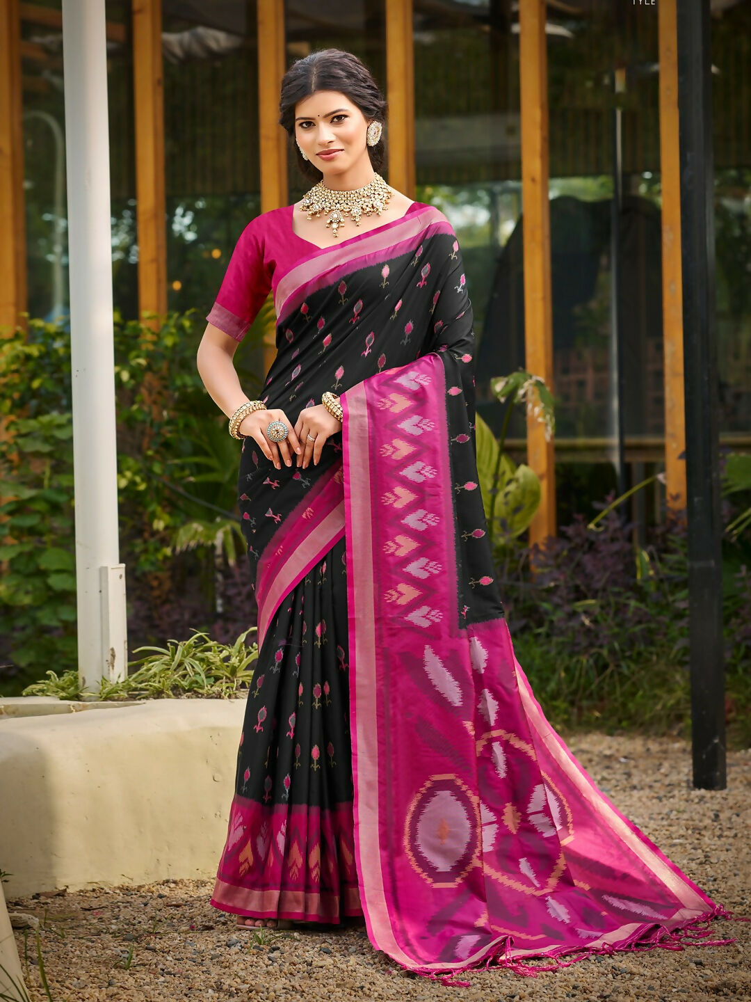 Shree Shyam Fashion Blue Soft Silk Saree - Distacart