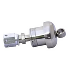 NILAY Whistle Regulator Brass Vent Pipe, Steel Weight Whistle and Silver Safety Valve for All Pressure Cookers (Silver)(Vent Pipe)