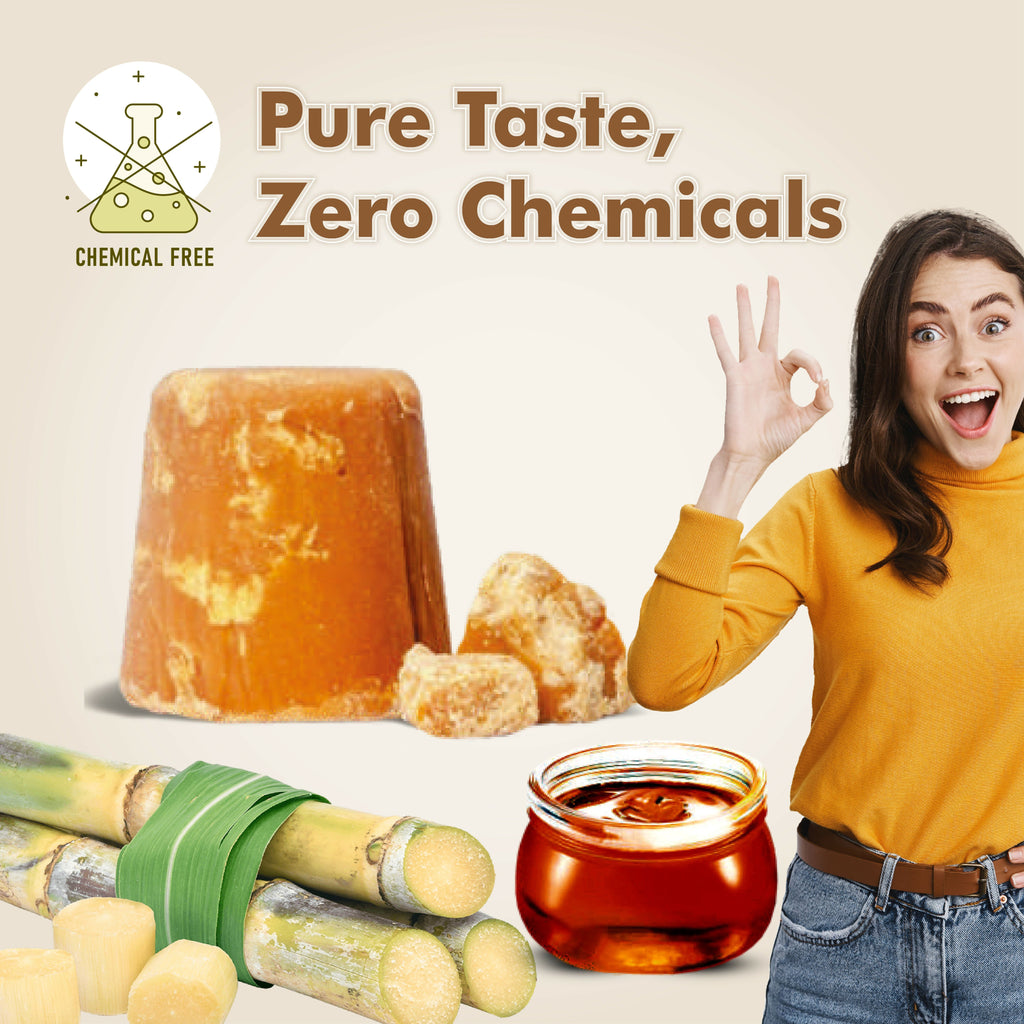 Naivedyam Chemical Free Jaggery Cubes - Distacart