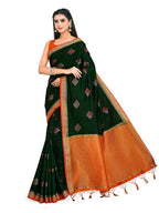 Mimosa Women's Kanchipuram Art Silk Green Saree - Distacart