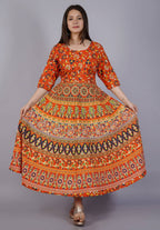 Vamika Multicolor Cotton Printed Party/Casual Wear Kurti (GAM16K)