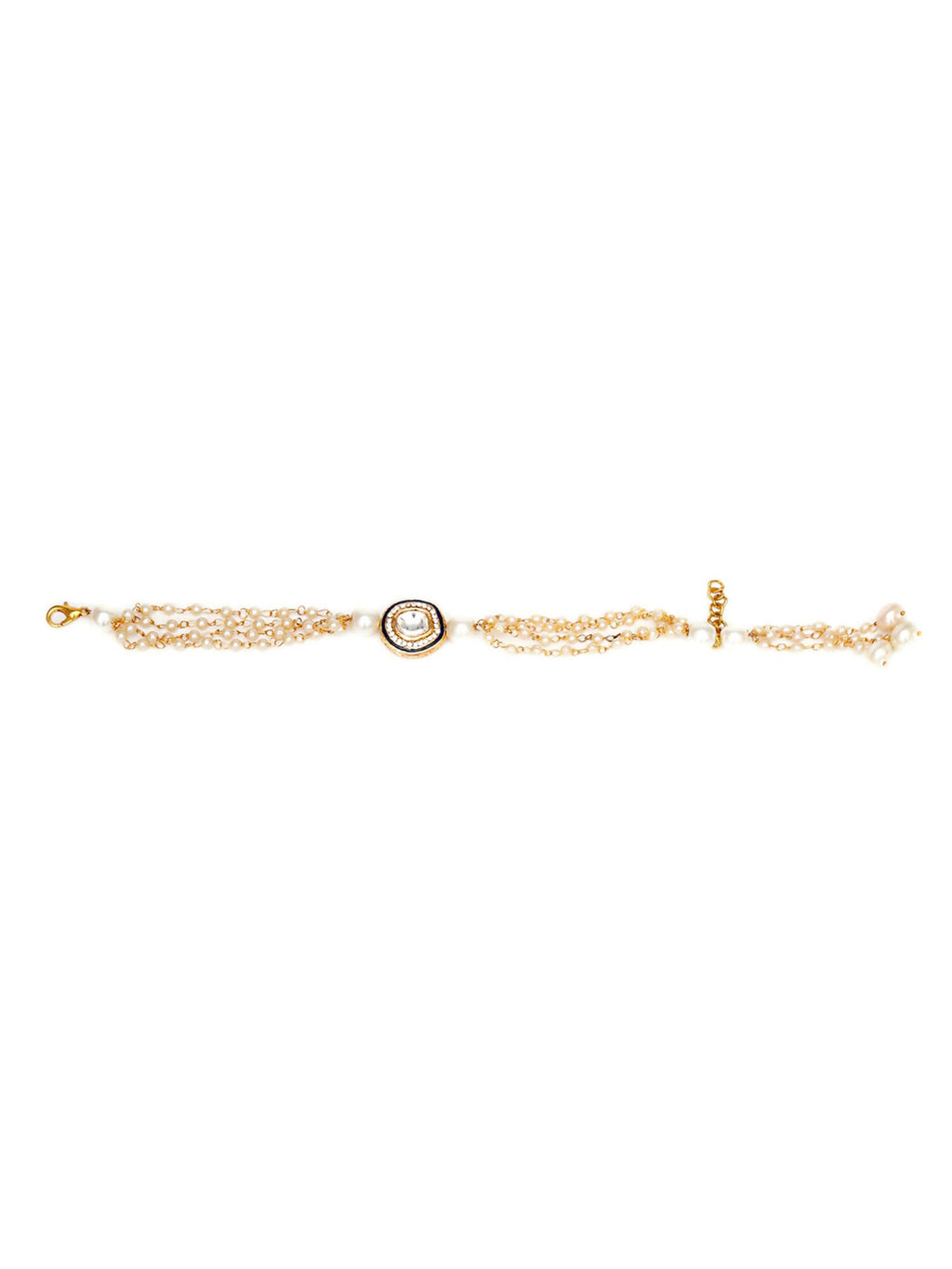 Designer kundan Rakhi - Ruby Raang - Distacart