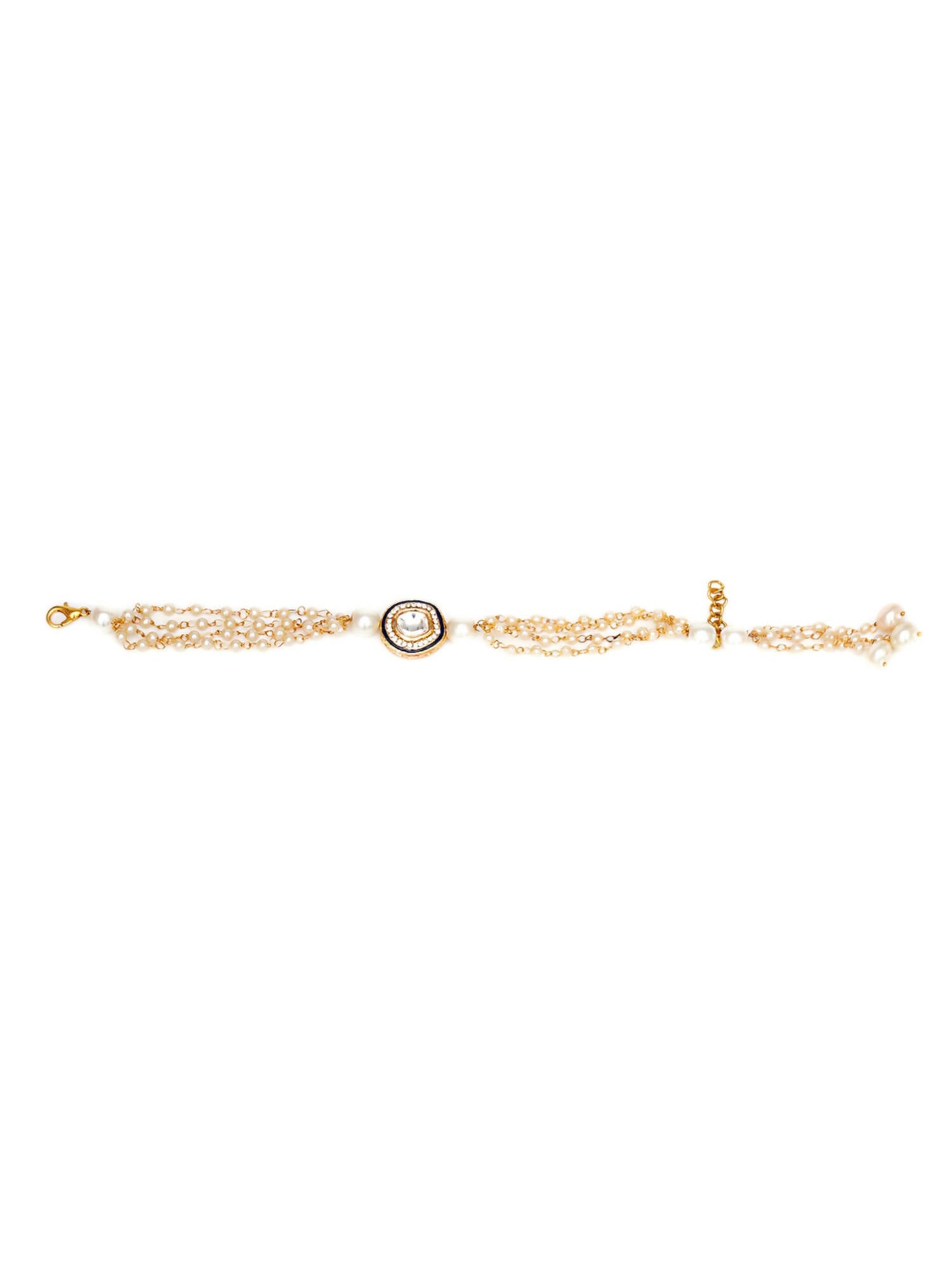 Designer kundan Rakhi - Ruby Raang - Distacart