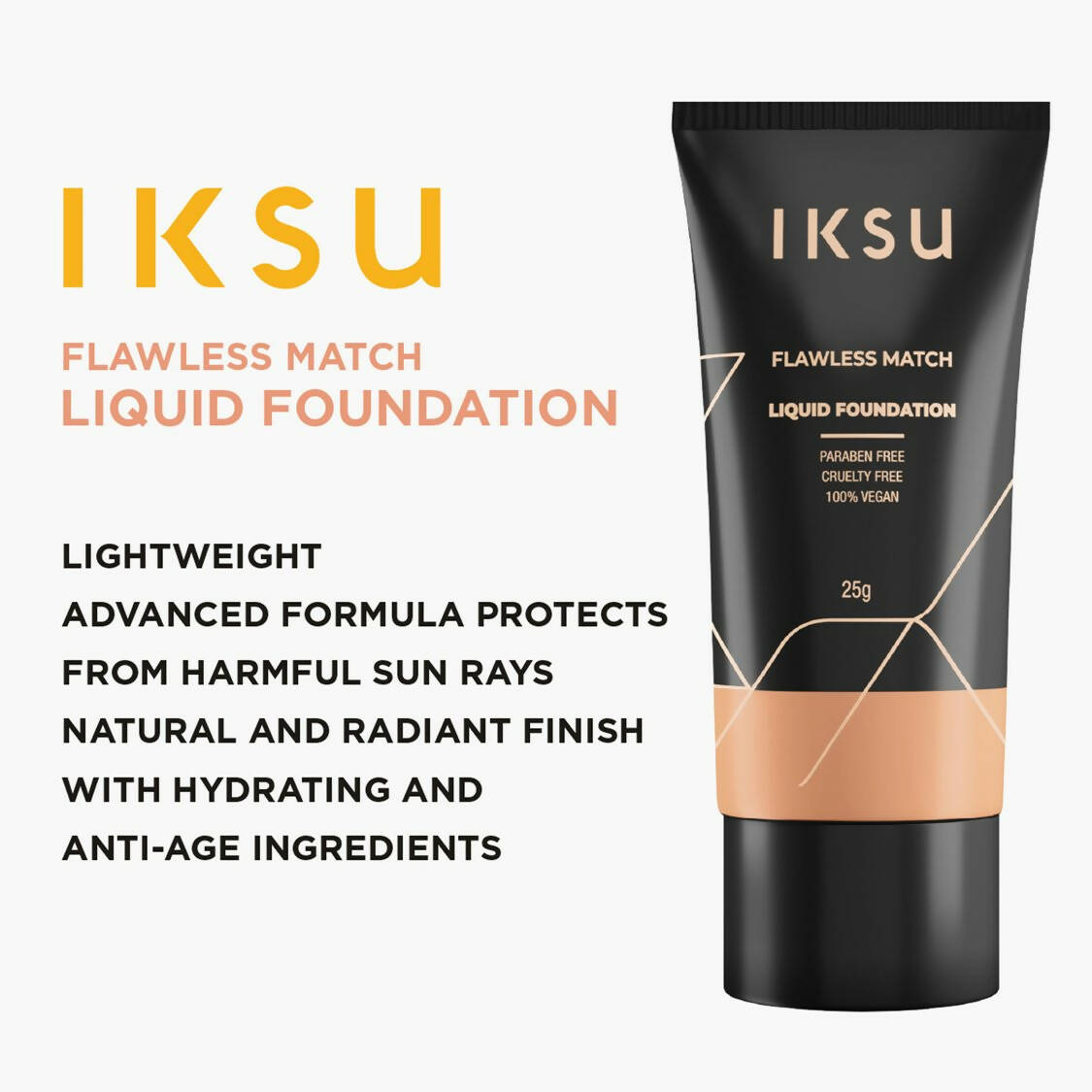 IKSU Flawless Match Liquid Foundation - Honey Light