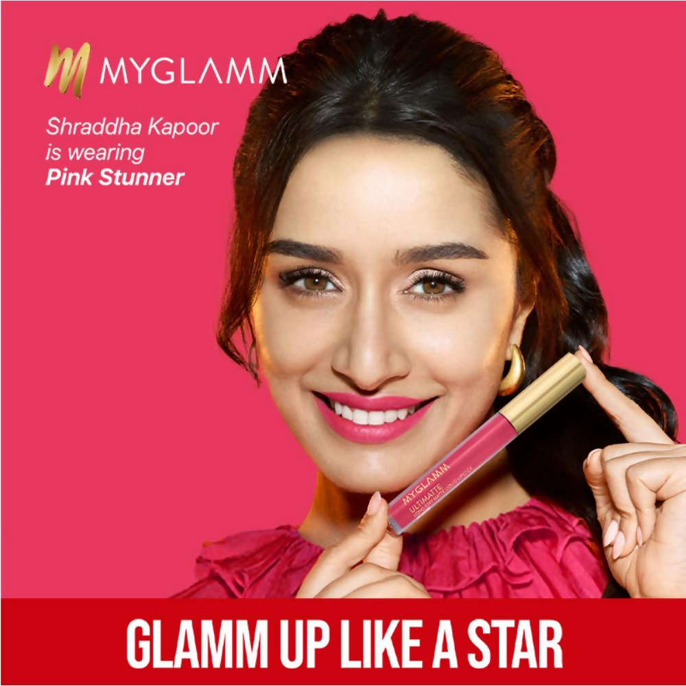 MyGlamm Ultimatte Long Stay Matte Liquid Lipstick - Pink Doll