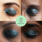 Disguise Satin Smooth Eyeshadow Squares - Satin Teal Peacock 215