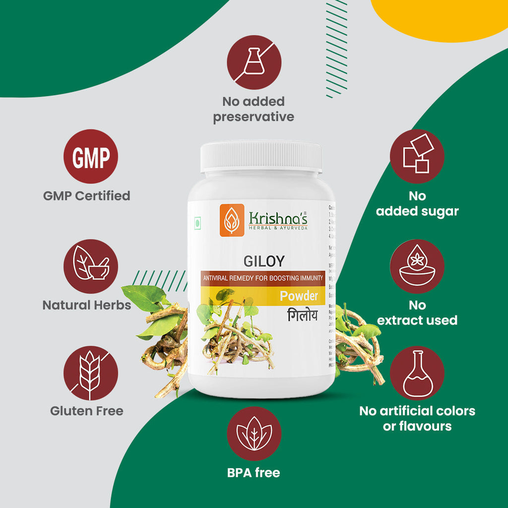 Krishna'S Herbal & Ayurveda Giloy Powder - Distacart