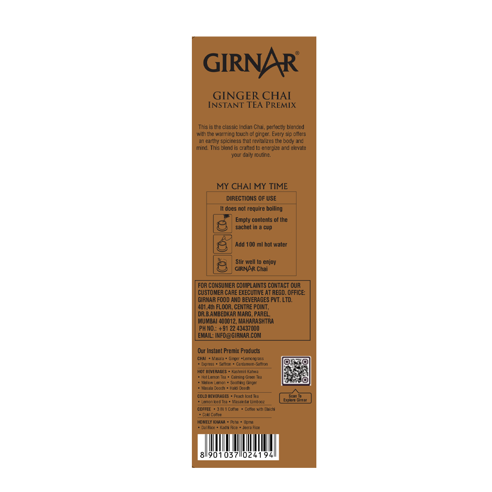 Girnar Instant Tea Premix With Ginger - Distacart
