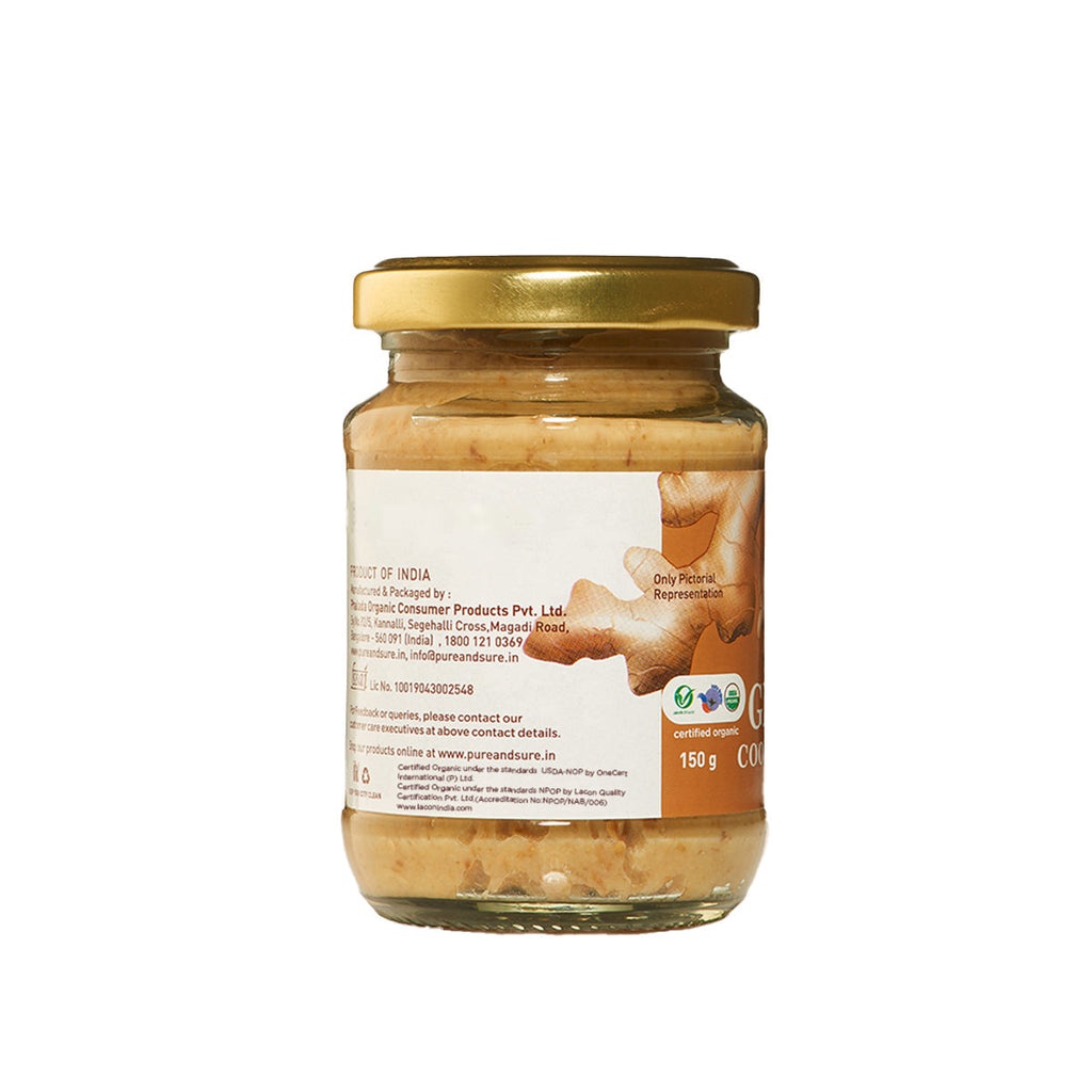 Pure & Sure Organic Ginger Paste - Distacart