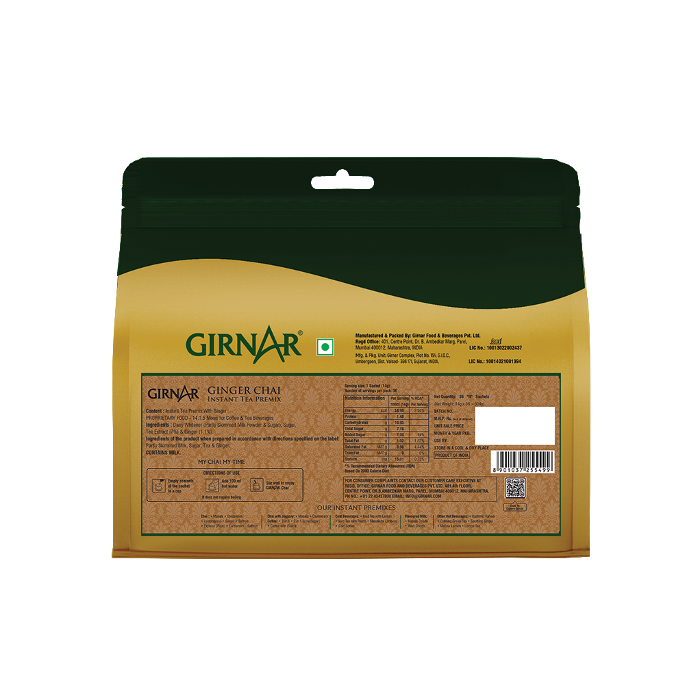 Girnar Instant Tea Premix With Ginger - Distacart