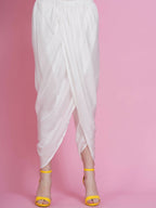 Women Republic Peach Rayon Embroidered Kurta With Mirror Work And Tulip Pants - Distacart