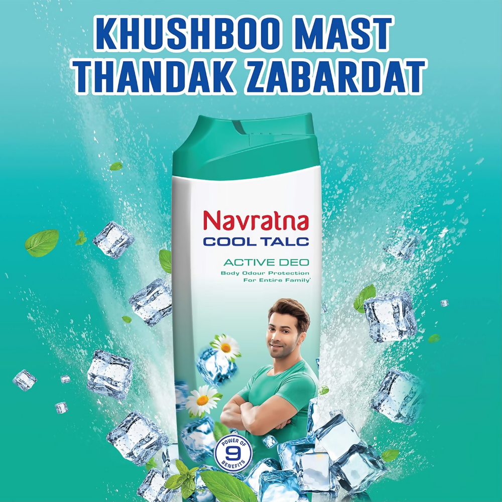 Navratna Cool Talc Active Deo