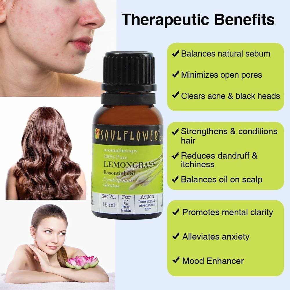 Soulflower Lemongrass Essential Oil