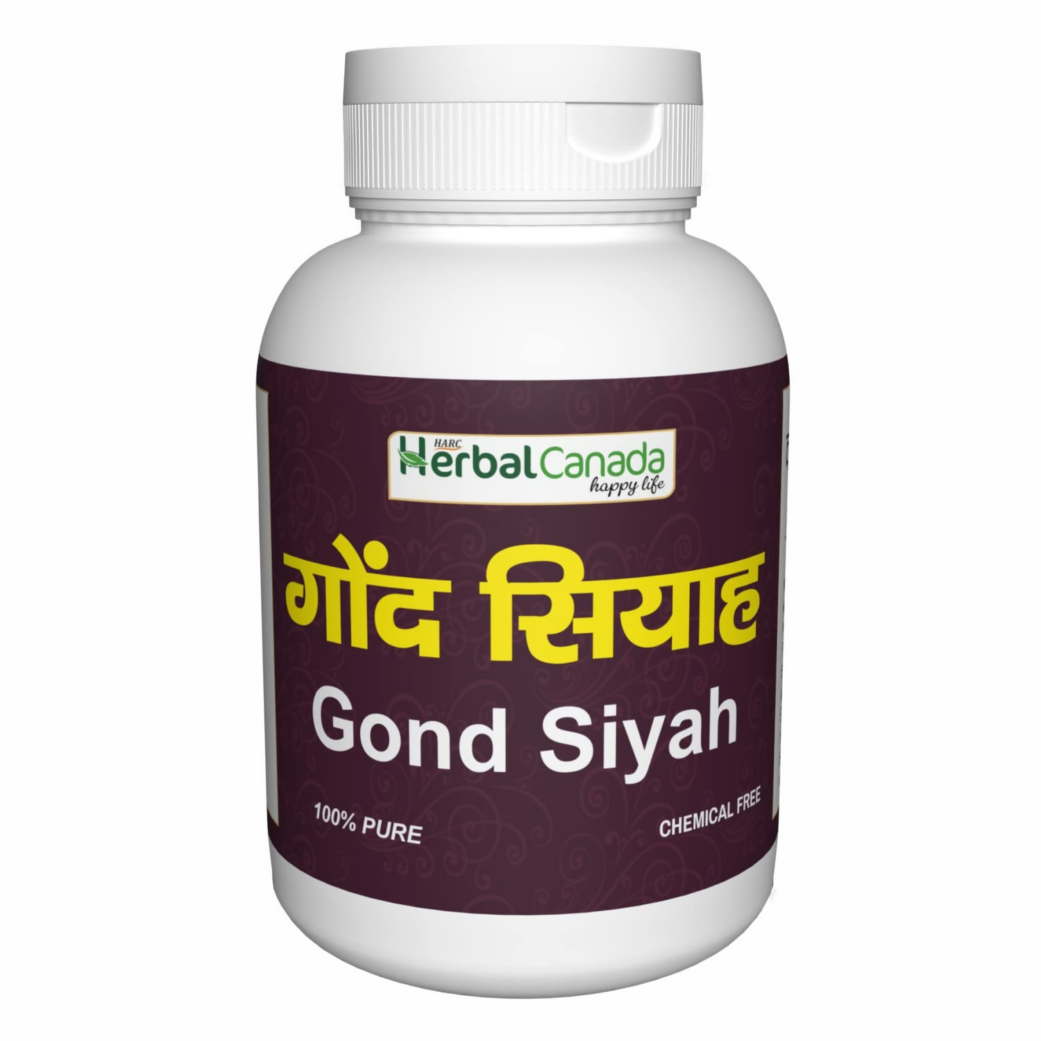 Herbal Canada Gond Siyah Powder - Distacart