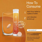 Setu Vitamin C: Fizz - 20 Effervescent Tablets - Distacart