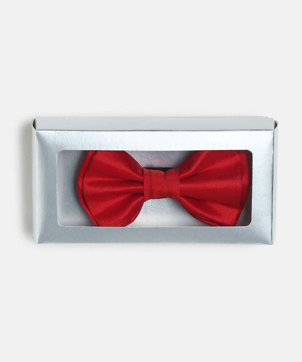 Manet Boys Solid Double Layer Bow - Red