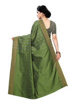 Vamika Paithani Green Cotton Silk Weaving Saree (Paithani Green) - Distacart