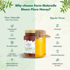 Farm Naturelle Neem Flora Honey – Pure, Raw & Natural Honey for Health