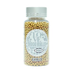confect gold disco balls sprinkles 3 mm 120 gms