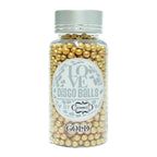 confect gold disco balls sprinkles 5 mm 120 gms
