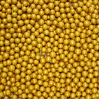 confect gold disco balls sprinkles 5 mm 120 gms