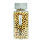 confect gold disco balls sprinkles 5 mm 120 gms