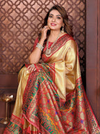 Anaita Banarasi Tissue Silk Saree - Distacart