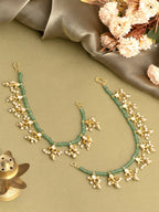 Ruby Raang Saanjh Hara Ear Chain
