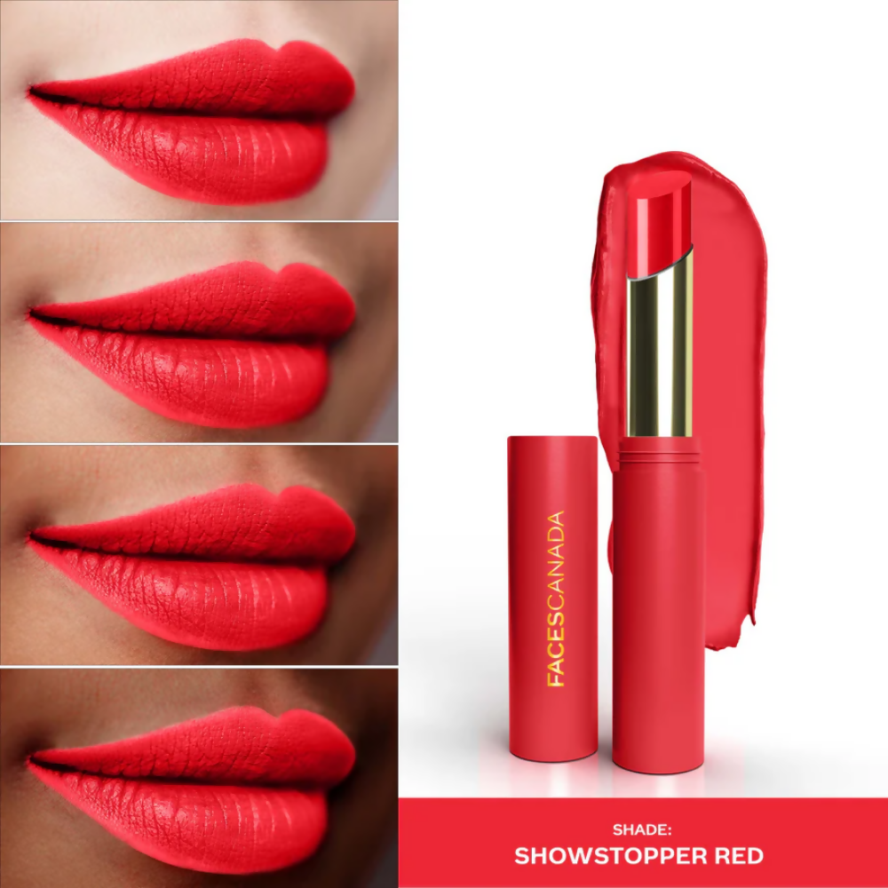 Faces Canada 3 in 1 LongStay Matte Lipstick - Showstopper Red 09