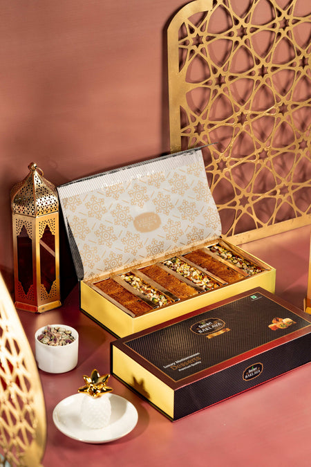 Gourmet Baklava Crescent Gift Box Of Dates Belloria & Tamaria