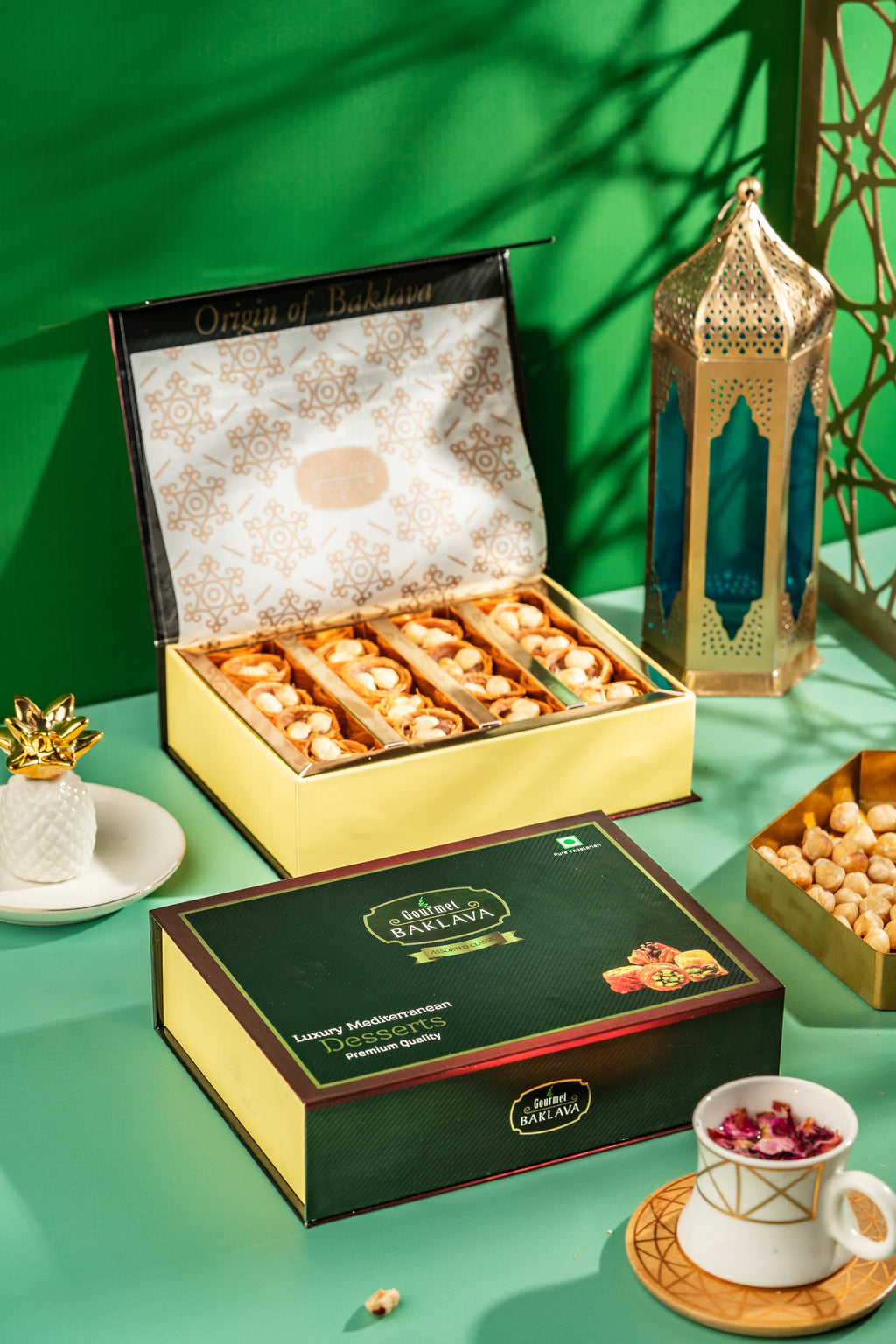 Gourmet Baklava Decadent Hazelnut Nest Baklava - Distacart