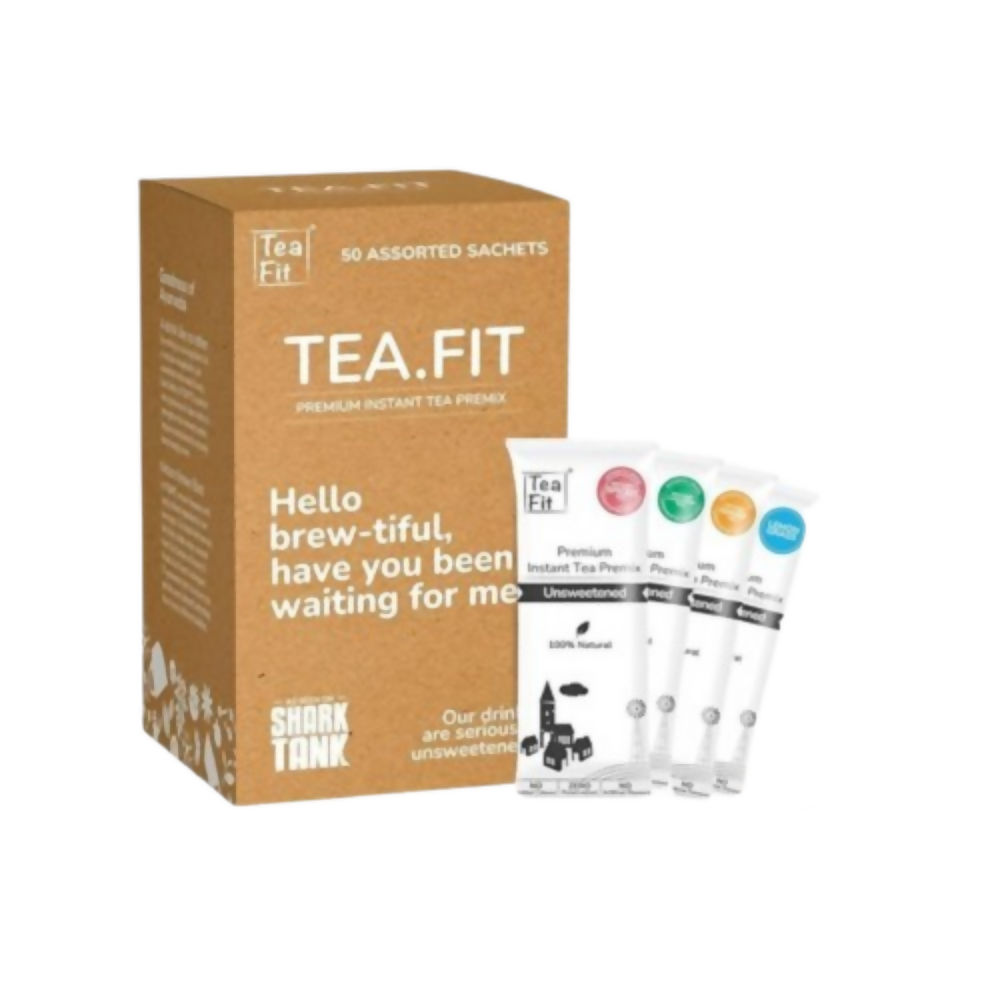 TeaFit Premium NO SUGAR Instant Assorted Tea Premix - Distacart