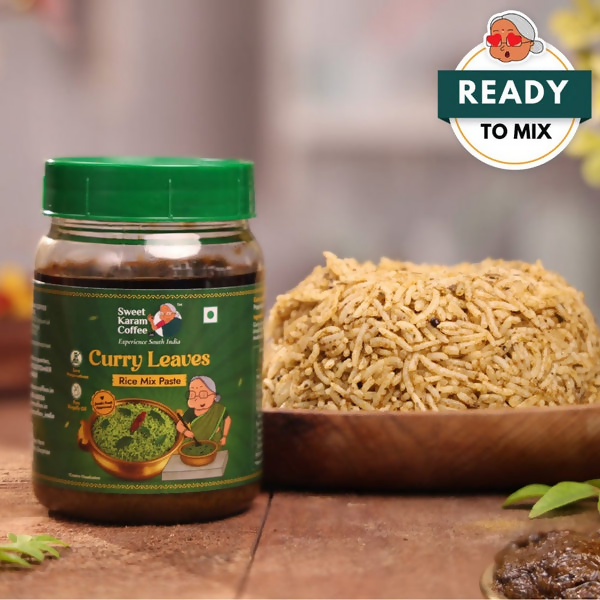 Sweet Karam Coffee Curry Leaves Rice Mix Paste (Ready in Minutes) - Distacart