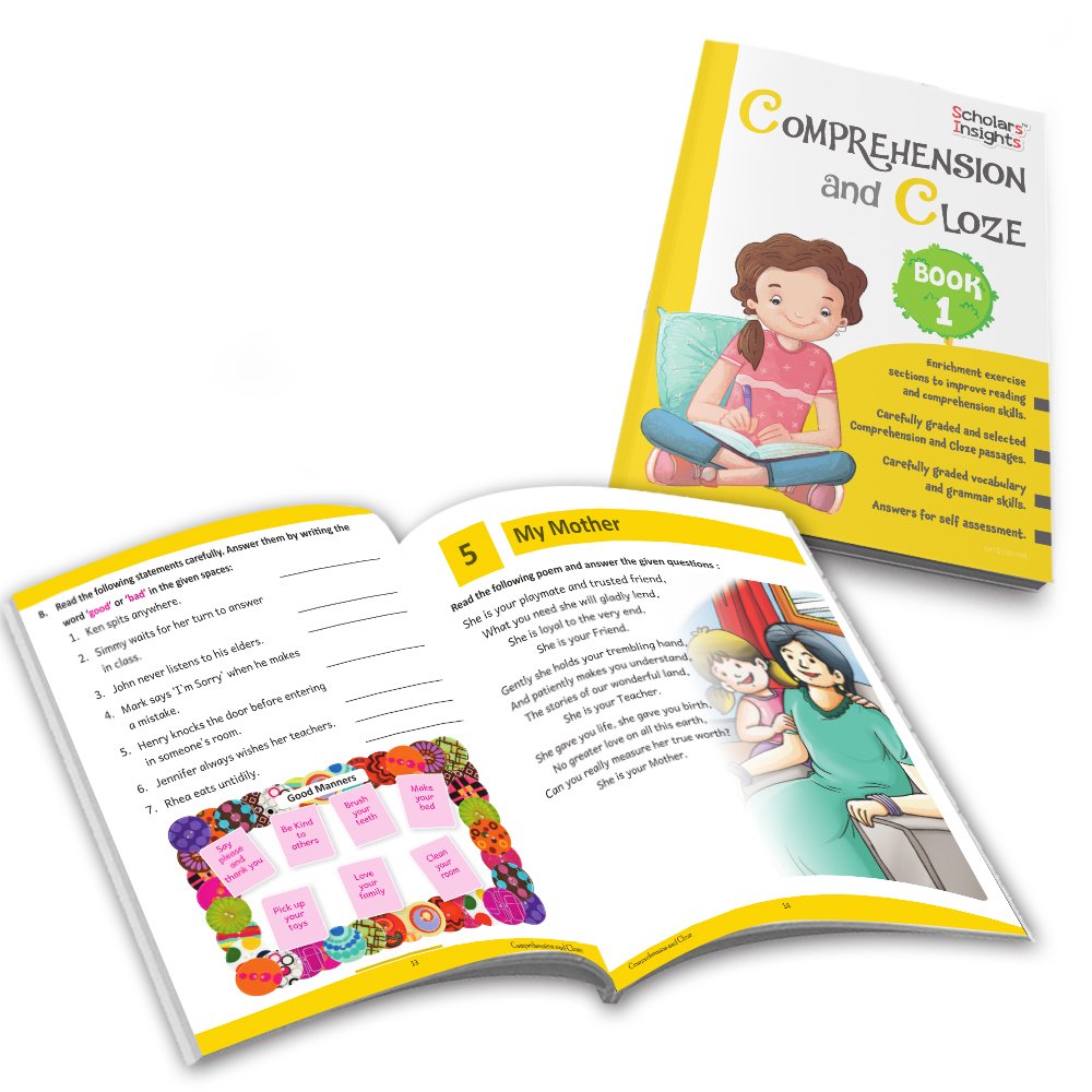 Grade 1 Ultimate English Combo Practice Workbooks Set of 4: Grammar, Writing Skills, Olympiad Prep, and Gear Up English| Ages 6-7 Years - Distacart