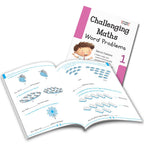 Grade 1 Comprehensive Learning with Mathematics Workbooks Set of 4 Ages 6-7 Years: Gear Up Math, Mental Math, Olympiad, and Challenging Word Problems - Distacart
