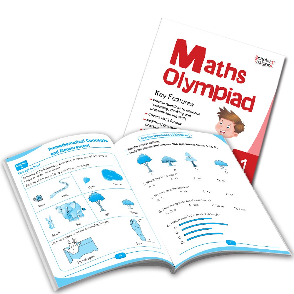 Grade 1 Comprehensive Learning with Mathematics Workbooks Set of 4 Ages 6-7 Years: Gear Up Math, Mental Math, Olympiad, and Challenging Word Problems - Distacart