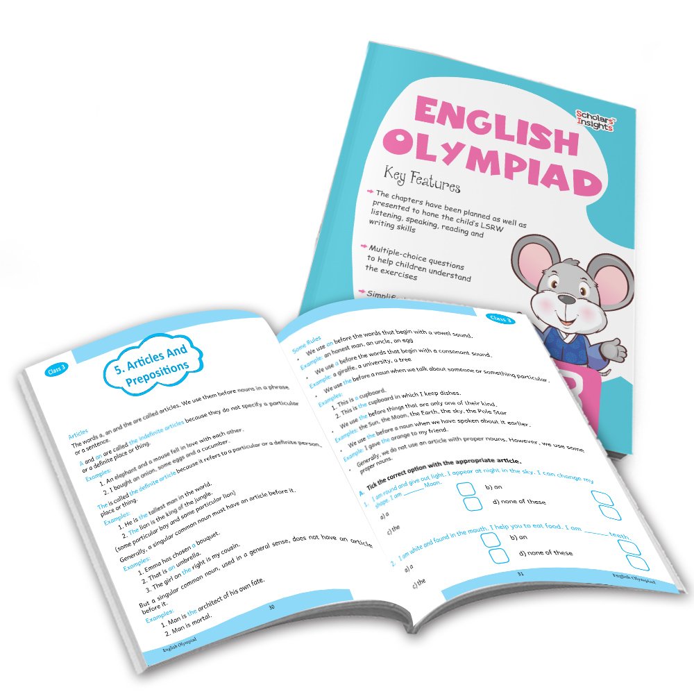 Grade 3 Ultimate English Combo Practice Workbooks Set of 4: Grammar, Writing Skills, Olympiad Prep, and Gear Up English| Ages 8-9 Years - Distacart