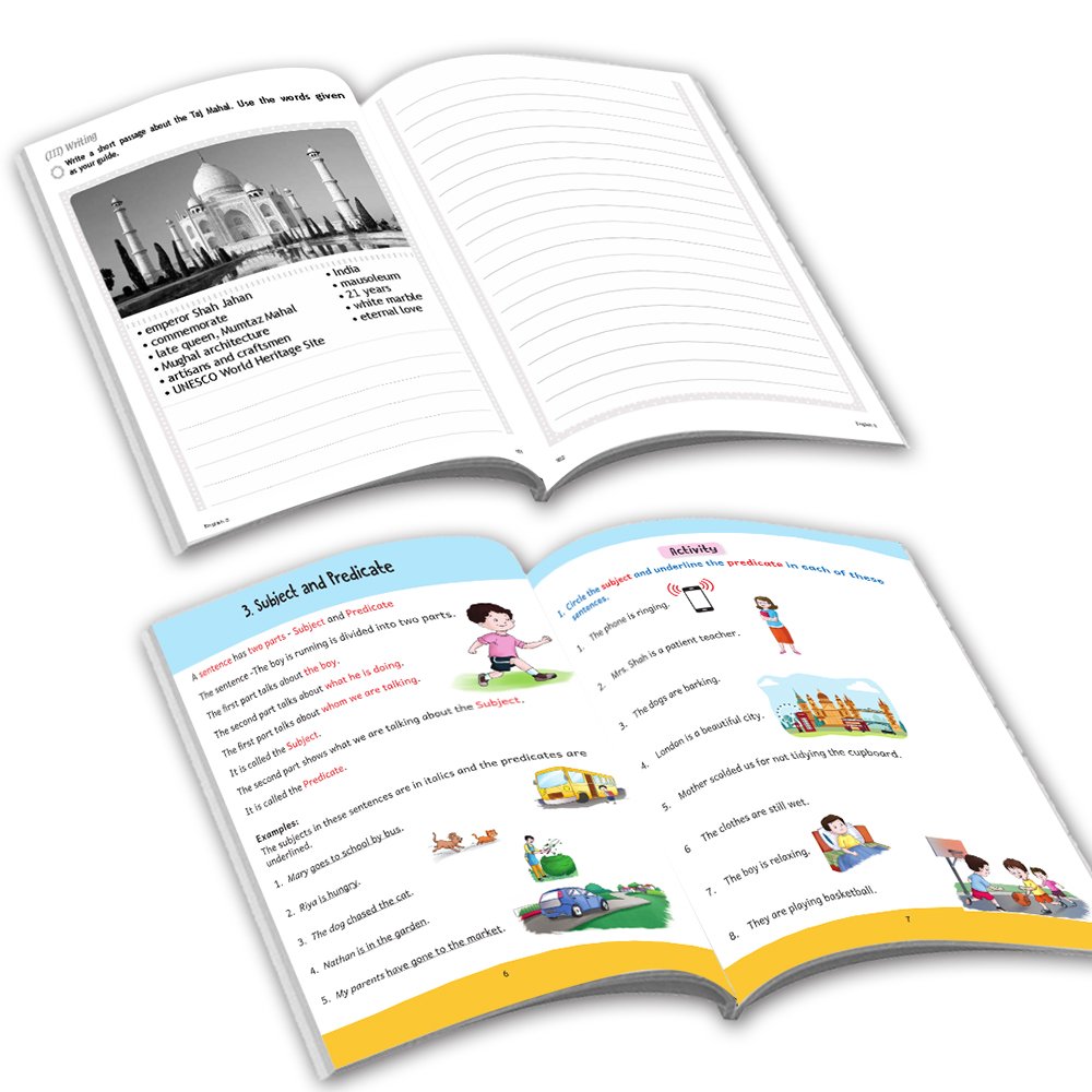 Grade 3 Ultimate English Combo Practice Workbooks Set of 4: Grammar, Writing Skills, Olympiad Prep, and Gear Up English| Ages 8-9 Years - Distacart