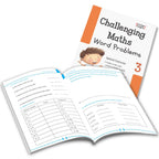 Grade 3 Comprehensive Learning with Mathematics Workbooks Set of 4 Ages 8-9 Years: Gear Up Math, Mental Math, Olympiad, and Challenging Word Problems - Distacart