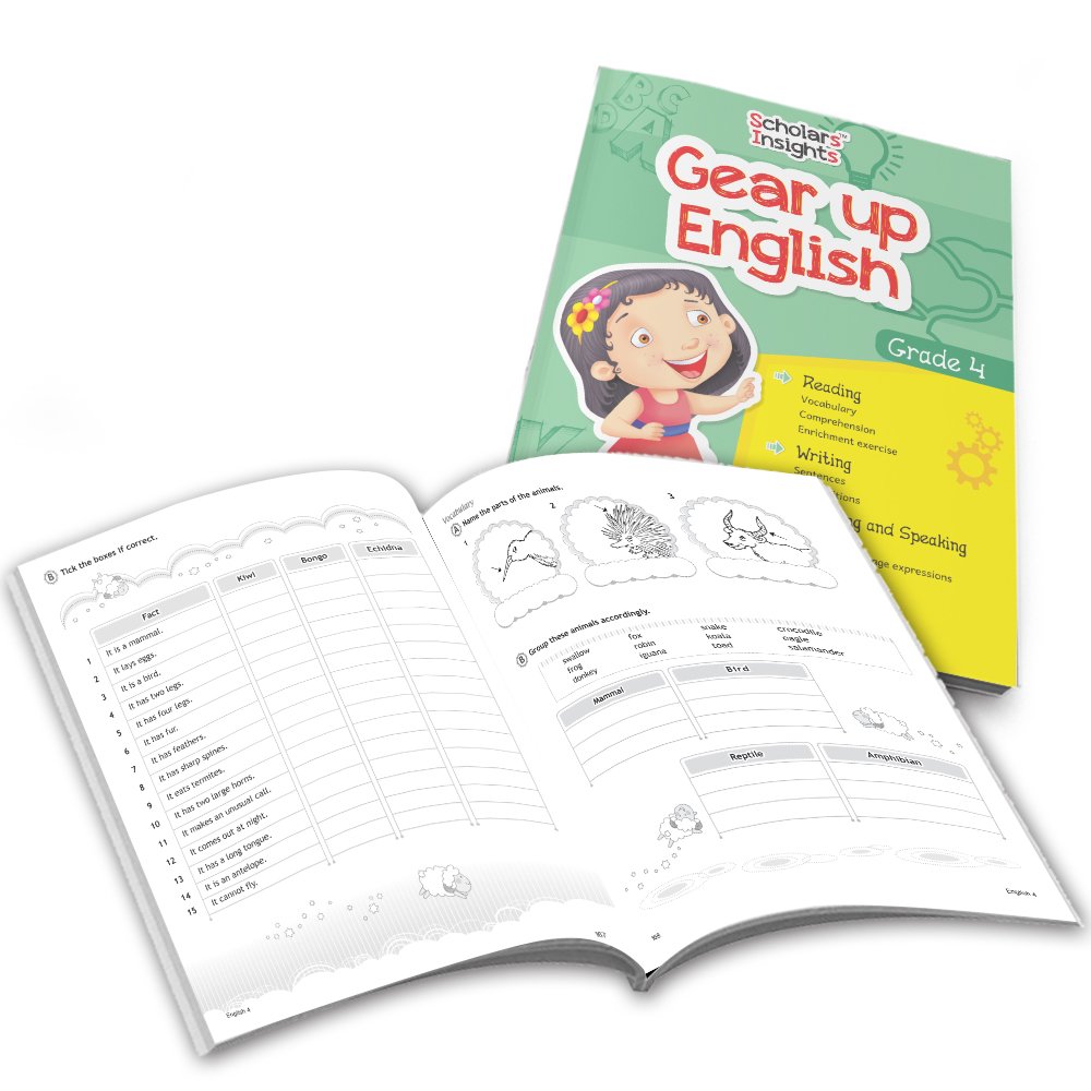 Grade 4 Ultimate English Combo Practice Workbooks Set of 4: NEP Based Interactive Grammar & Writing Skills, Olympiad Prep| Ages 8-10 Years - Distacart