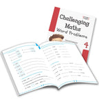 Grade 4 Comprehensive Learning with Mathematics Workbooks Set of 4 Ages 9-10 Years: Gear Up Math, Mental Math, Olympiad, and Challenging Word Problems - Distacart
