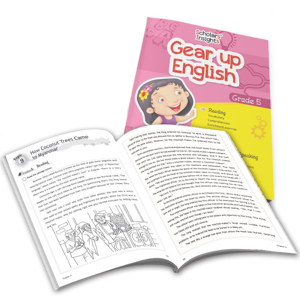 Grade 5 Ultimate English Combo Practice Workbooks Set of 4: NEP Based Interactive Grammar & Writing Skills, Olympiad Prep| Ages 10-11 Years - Distacart