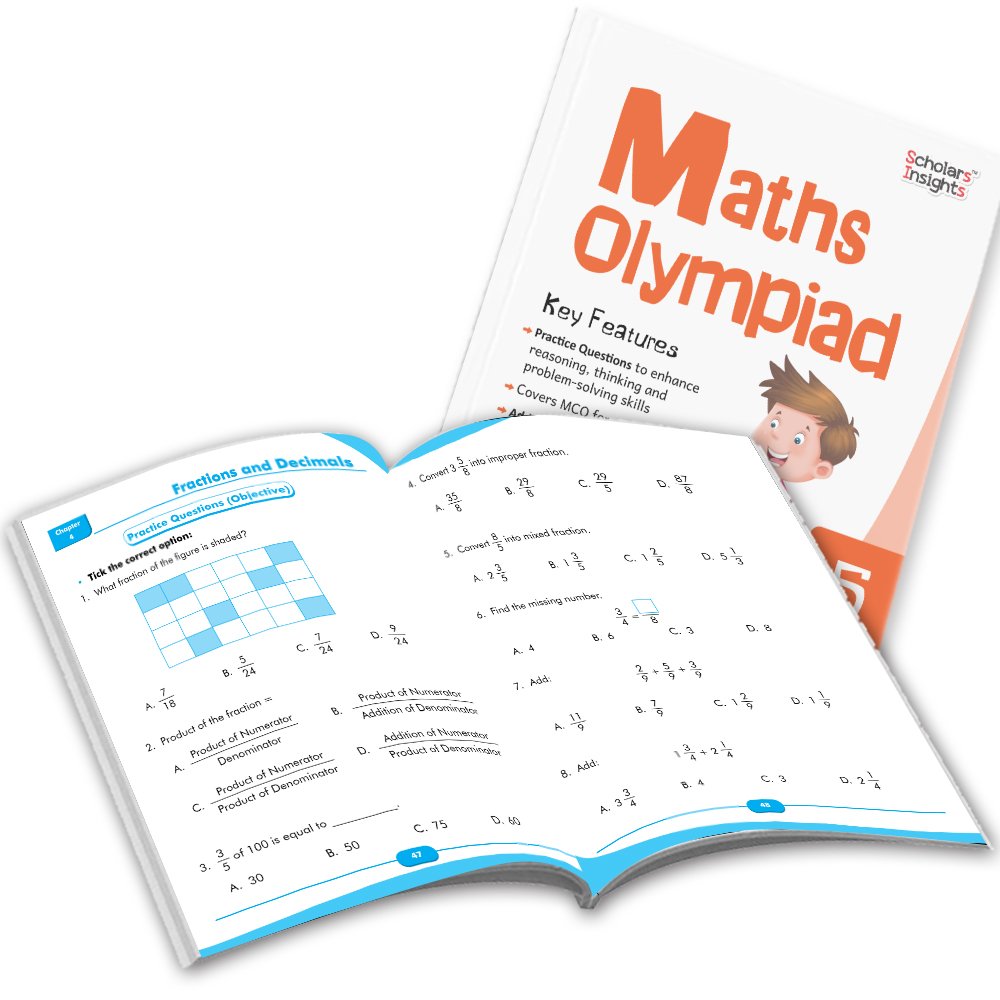 Grade 5 Comprehensive Learning with Mathematics Workbooks Set of 4 Ages 10-11 Years: Gear Up Math, Mental Math, Olympiad,Challenging Word Problems - Distacart