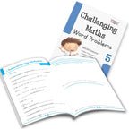 Grade 5 Comprehensive Learning with Mathematics Workbooks Set of 4 Ages 10-11 Years: Gear Up Math, Mental Math, Olympiad,Challenging Word Problems - Distacart