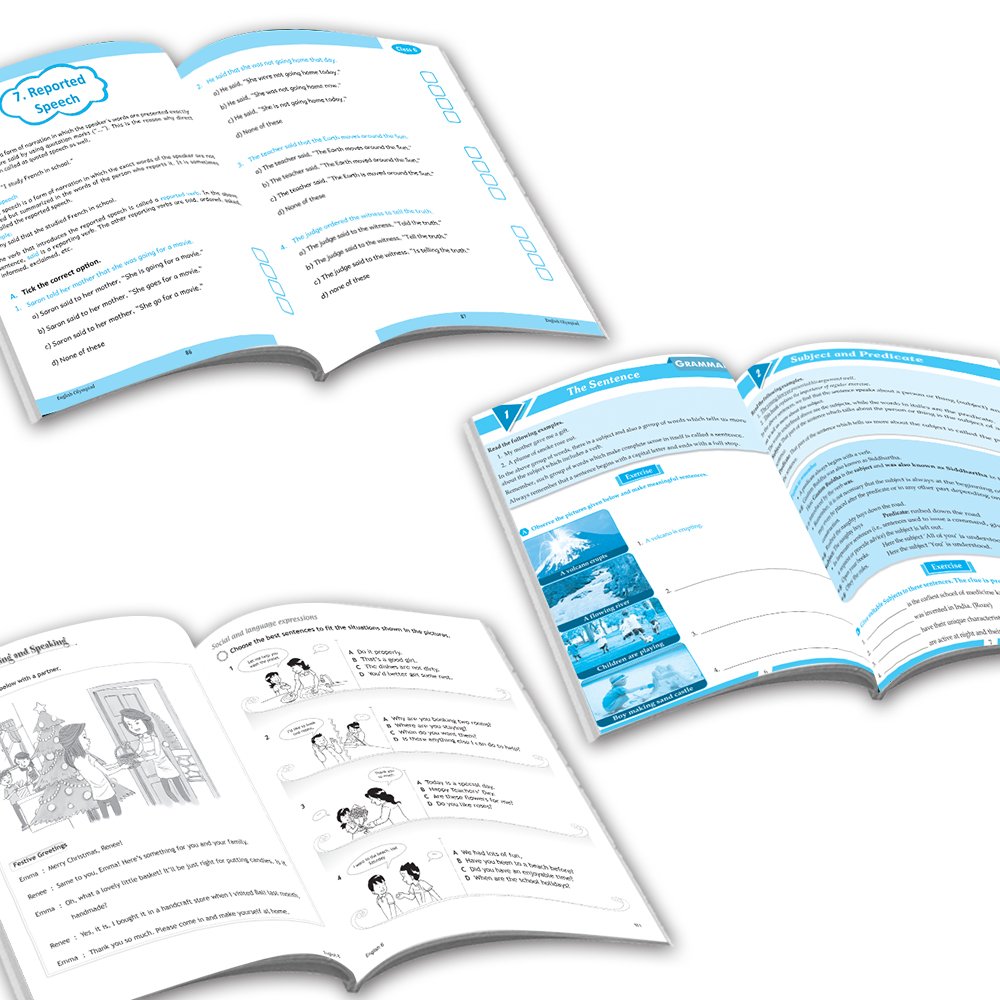 Grade 6 Ultimate English Combo Practice Workbooks Set of 3: NEP based Grammar, Writing Skills, Olympiad Prep, and Gear Up English| Ages 11-12 Years - Distacart