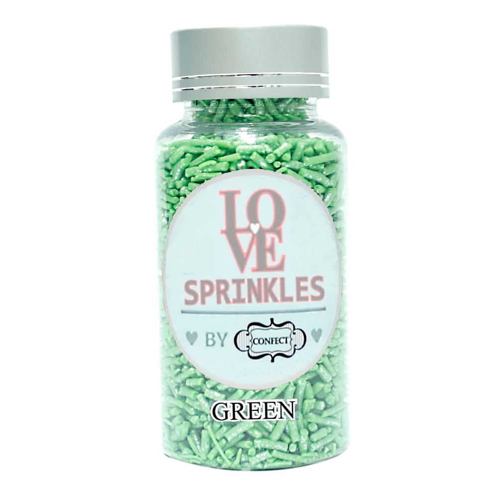 confect green vermicelli sprinkles br b 90 gms b