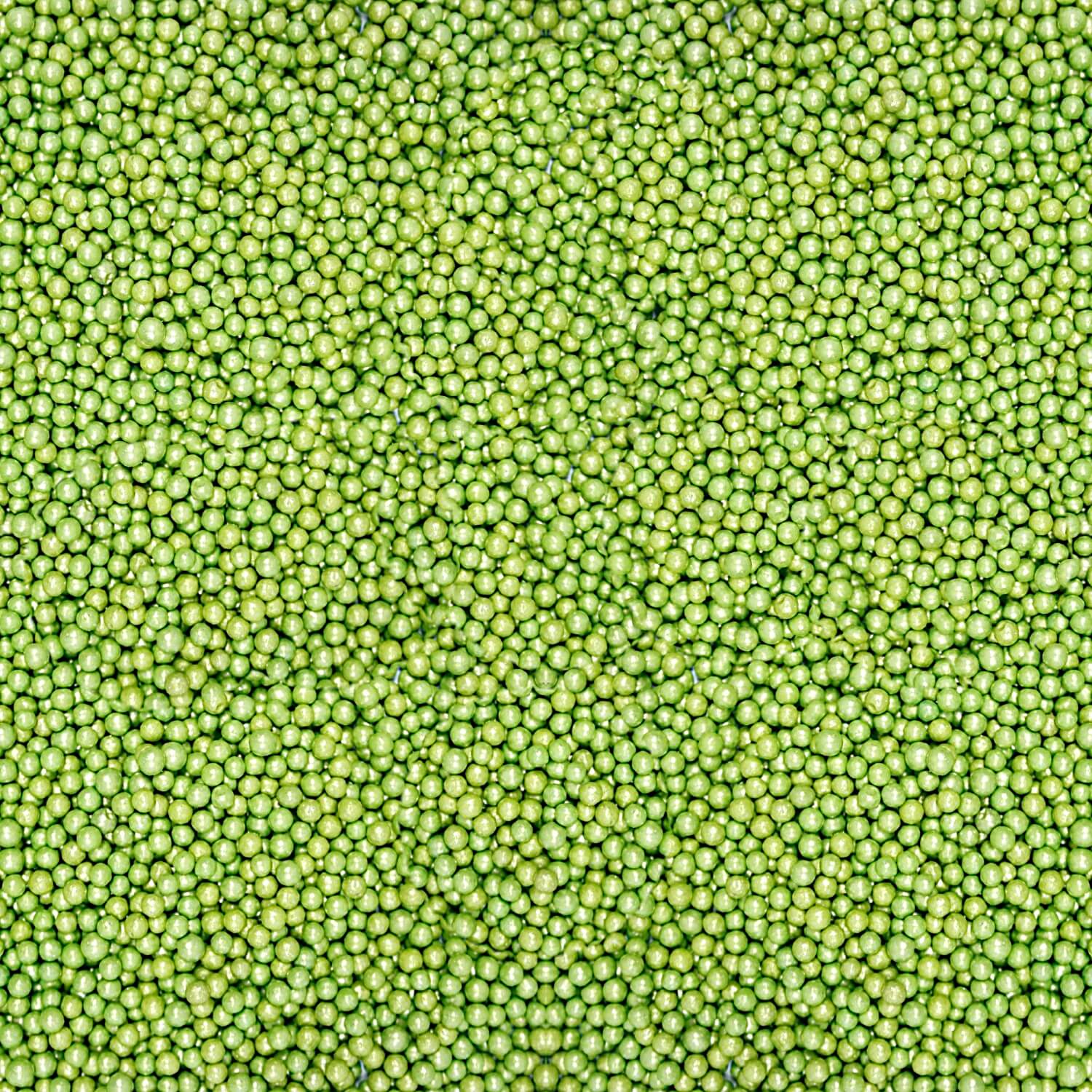confect green disco balls sprinkles 2 mm 120 gms