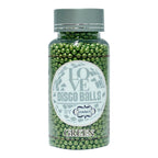 confect green disco balls sprinkles 4 mm 120 gms